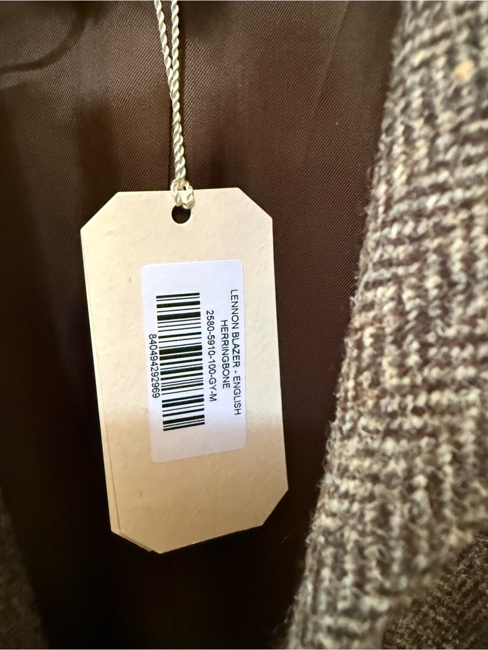 Doen Heirloom LENNON BLAZER ENGLISH HERRINGBONE - Size M - Picture 10 of 12